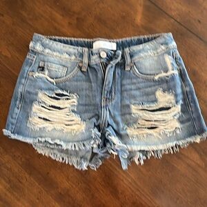 Kancan Denim Blue Shorts Size 25